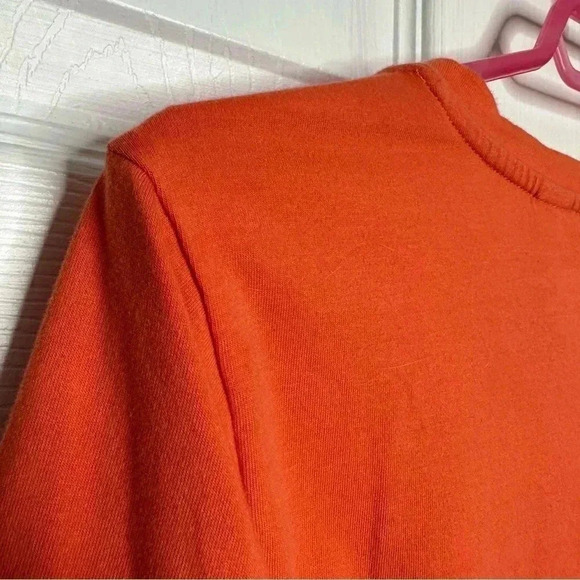 Weatherproof Vintage Shirt V-Neck  Orange Size Large - Picture 4 of 16